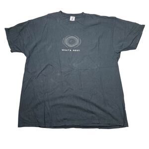 Vintage 90s Whats Next Miller MGD Music Production Promo Tee T-Shirt Black XL